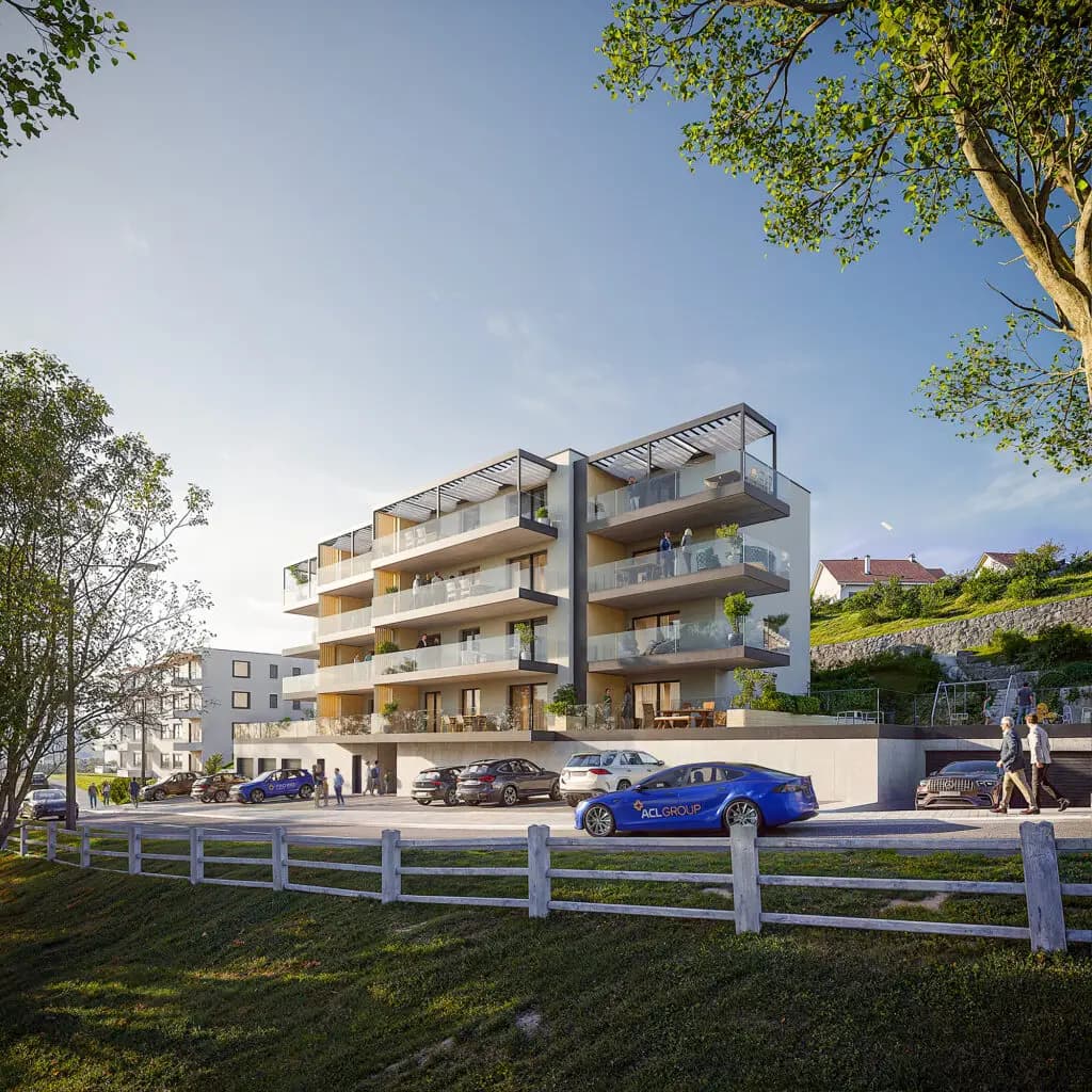 Immeuble Ethéria à Ayent — image 3D du projet
