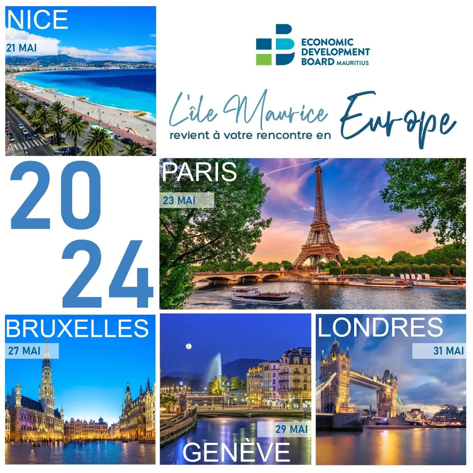 Genève (29.05) – Visite de l’Economic Development Board de Maurice